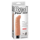 Pipedream Real Feel Lifelike Toyz Vibrating Dong No 6 Flesh Realistic Dildos